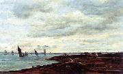 Charles-Francois Daubigny The Banks of Temise at Erith oil painting picture wholesale